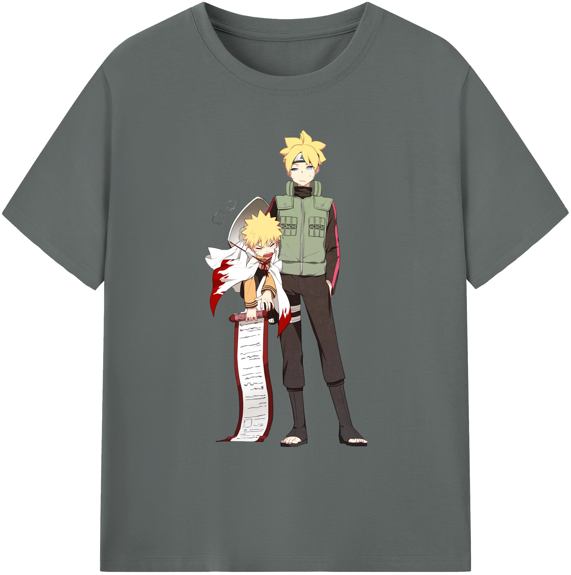 （画像用） NARUTO -ナルト- 波風 ミナト Namikaze Minato 綿100％ メンズ半袖Tシャツ｜肌触りやわらか＆通気性